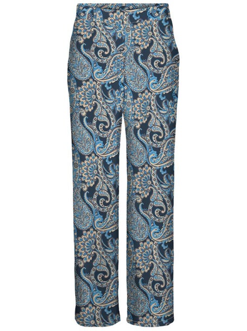 Pantalón Fluido Estampado Vero Moda para Mujer - Kiabi Pantalón Fluido Estampado Vero Moda para Mujer - Kiabi