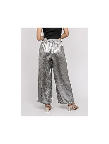 Pantalón fluido metalizado EDWINA