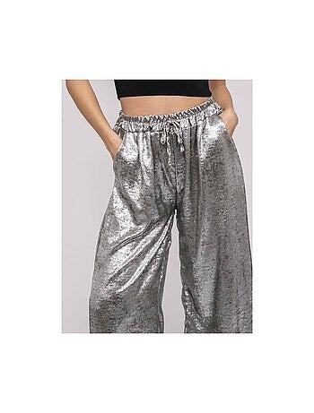 Pantalón fluido metalizado EDWINA