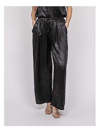 Pantalón fluido metalizado EDWINA