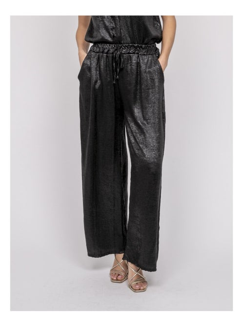 Pantalón fluido metalizado EDWINA - Kiabi