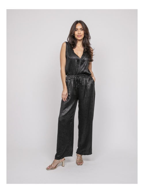 Pantalón fluido metalizado EDWINA - Kiabi