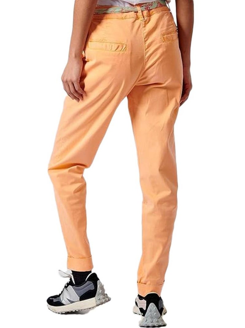 Pantalón Fluido para Mujer Kaporal Naranja - Kiabi