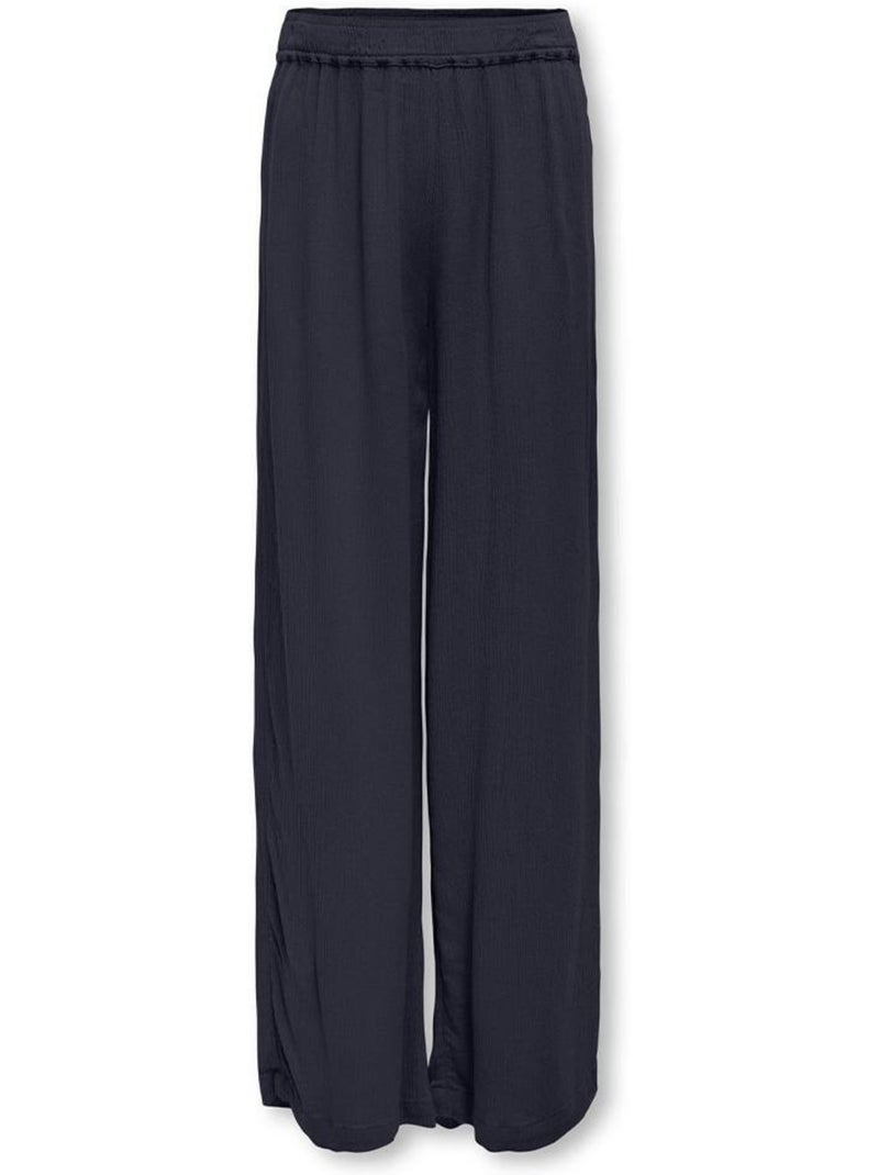 Pantalón fluido para niña - kids only life Azul marino - Kiabi
