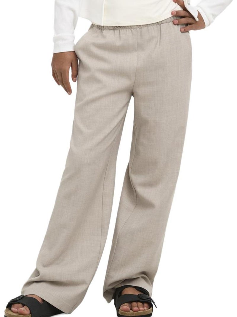 Pantalón fluido para niña kids only Beige - Kiabi