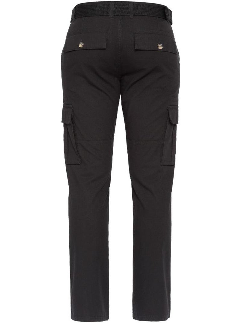Pantalón fluido schott para hombre Negro - Kiabi