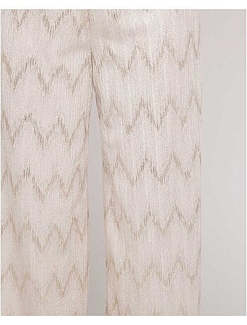Pantalón fluido texturizado EMANTINE