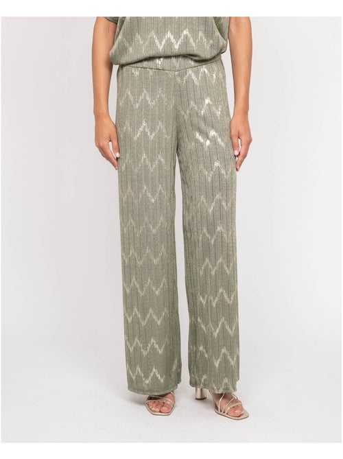 Pantalón fluido texturizado EMANTINE - Kiabi Pantalón fluido texturizado EMANTINE - Kiabi