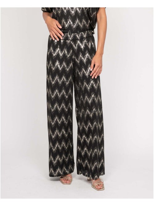Pantalón fluido texturizado EMANTINE - Kiabi Pantalón fluido texturizado EMANTINE - Kiabi