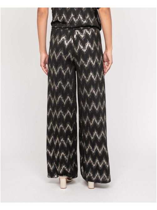 Pantalón fluido texturizado EMANTINE - Kiabi Pantalón fluido texturizado EMANTINE - Kiabi