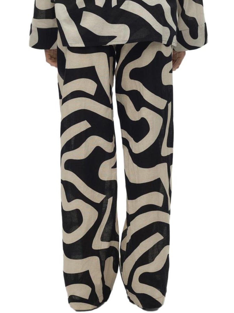Pantalón fluido Vero Moda para mujer - Negro - Kiabi