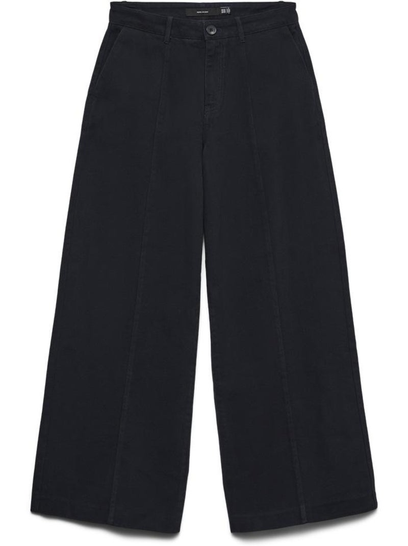 Pantalón Fluido Vero Moda para Mujer Azul marino - Kiabi