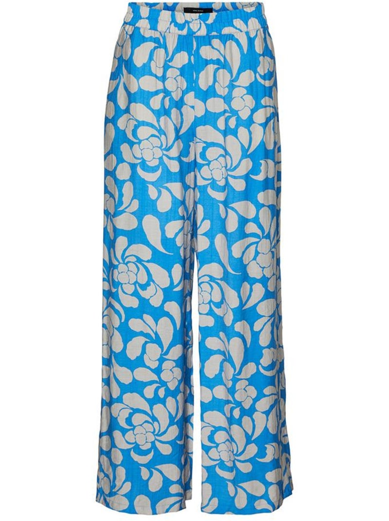 Pantalón fluido vero moda para mujer Azul - Kiabi