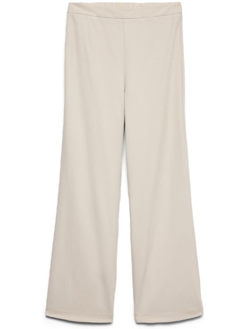 Pantalón Fluido Vero Moda para Mujer Beige - Kiabi