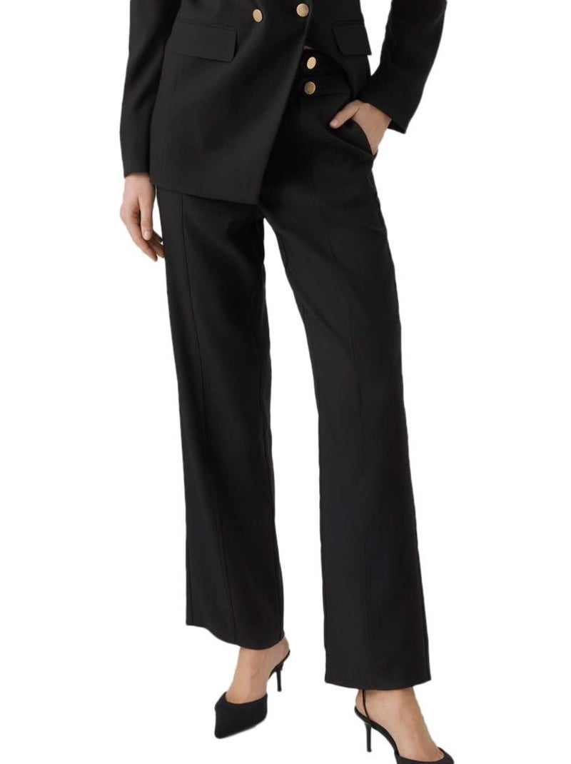 Pantalón fluido Vero Moda para mujer Negro - Kiabi