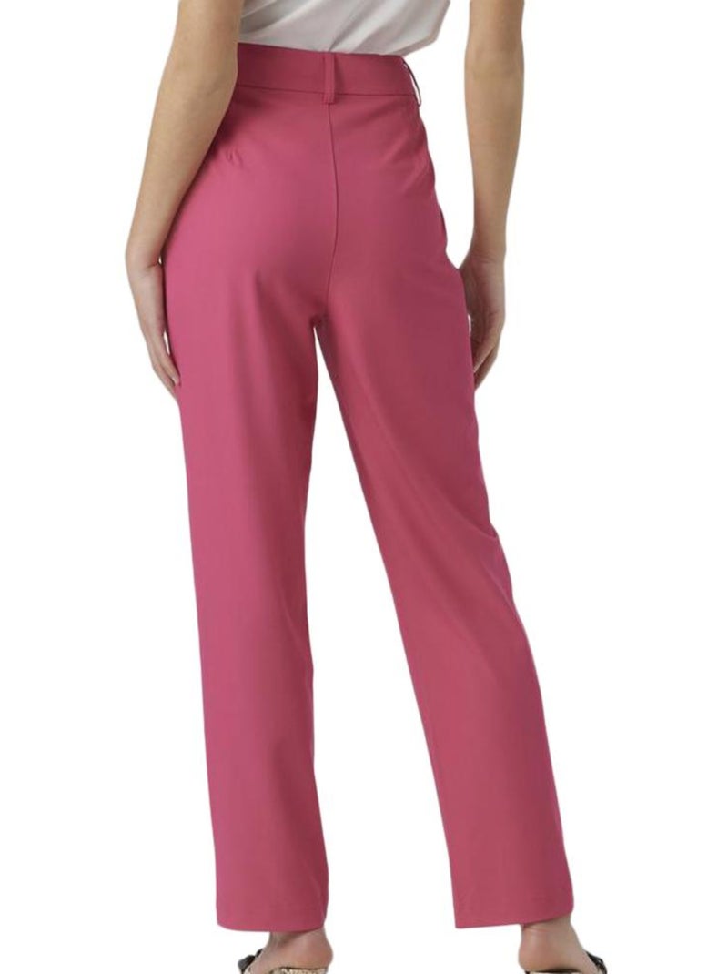 Pantalón Fluido Vero Moda para Mujer Rosa - Kiabi