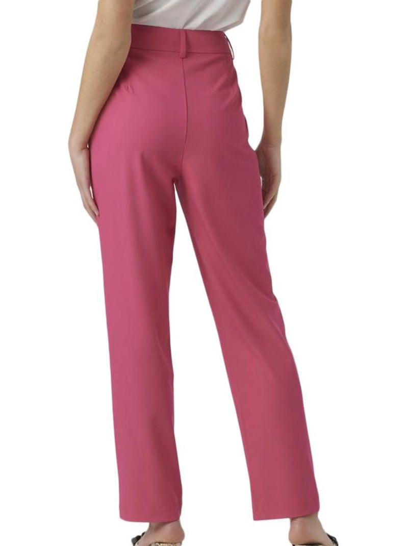 Pantalón Fluido Vero Moda para Mujer Rosa - Kiabi