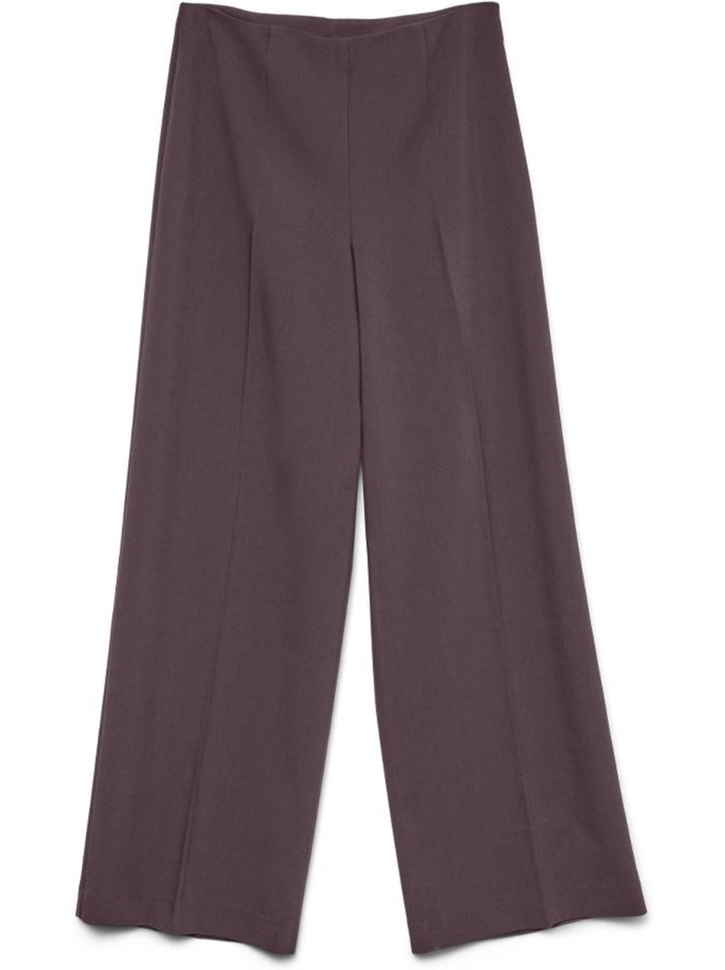 Pantalón fluido vero moda para mujer Violeta - Kiabi