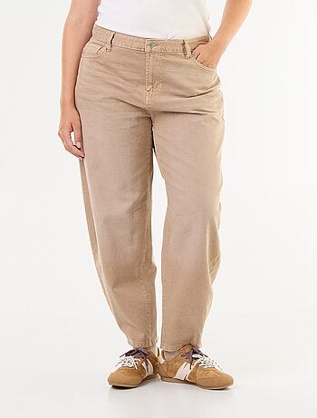 Pantalón globo de sarga