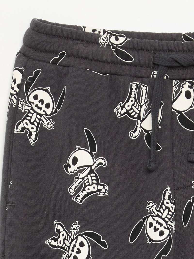 Pantalón 'Halloween' 'Disney' 'Stitch' Negro - Kiabi