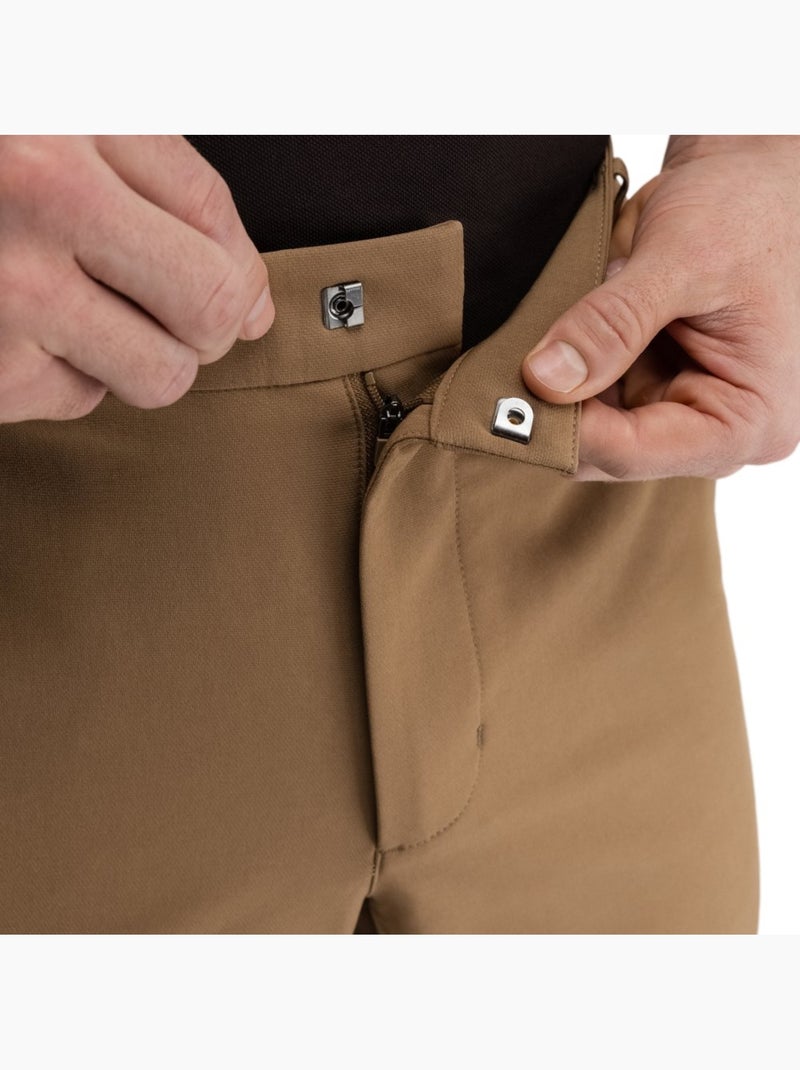 Pantalón invierno golf hombre golf hombre driver Marrón - Kiabi