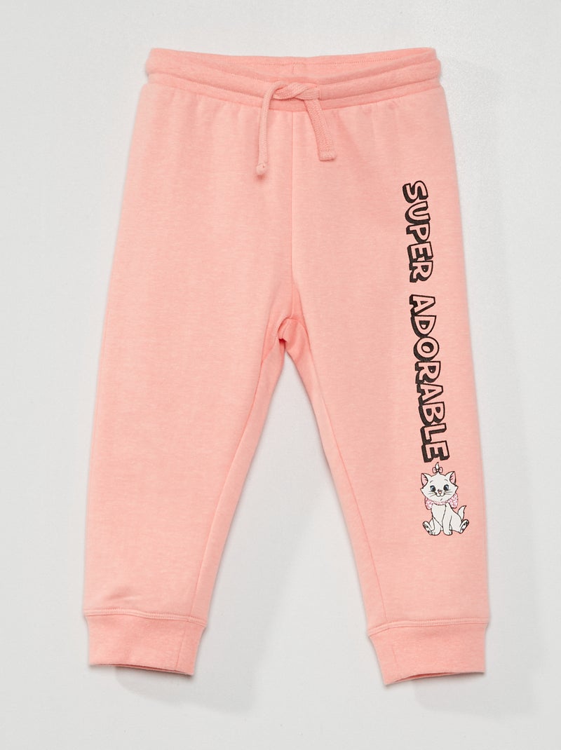 Pantalón jaspeado 'Marie' de 'Los Aristogatos' rosa - Kiabi