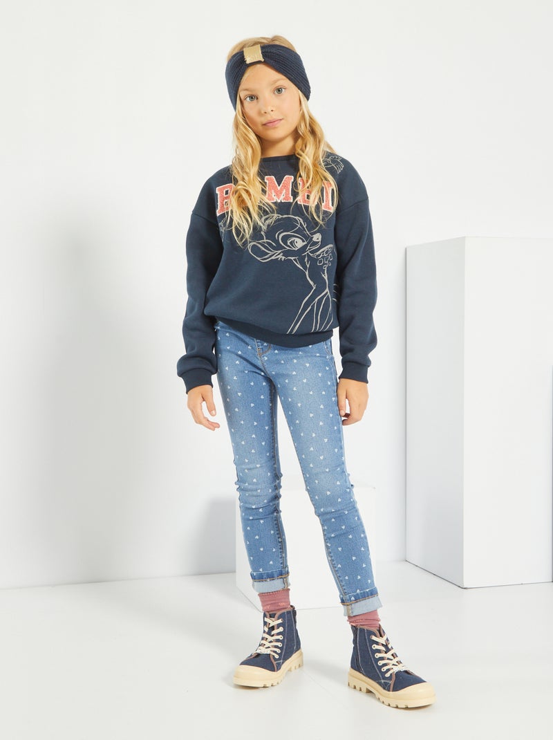 Pantalón jegging vaquero AZUL - Kiabi