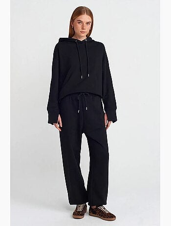 Pantalón jogger ancho felpa dilvin