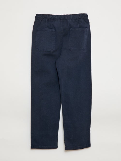 Pantalón jogger con cordones - Kiabi