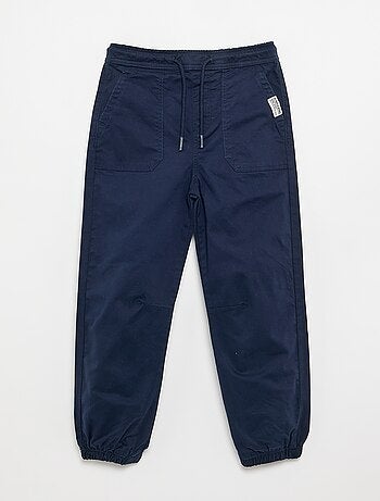 Pantalón jogger con cordones de ajuste