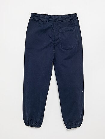 Pantalón jogger con cordones de ajuste