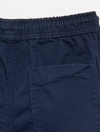 Pantalón jogger con cordones de ajuste