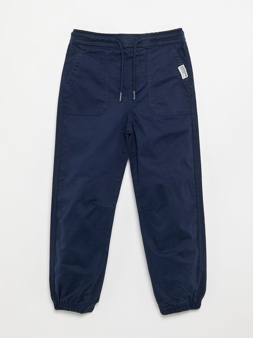 Pantalón jogger con cordones de ajuste - Kiabi