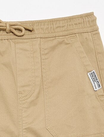 Pantalón jogger con cordones de ajuste