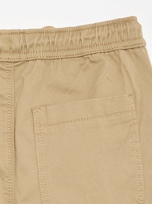 Pantalón jogger con cordones de ajuste - Kiabi
