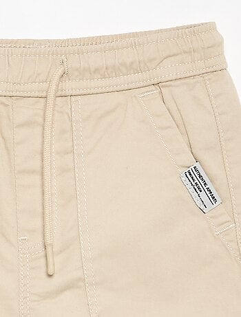 Pantalón jogger con cordones de ajuste