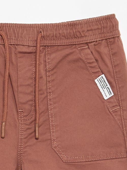 Pantalón jogger con cordones de ajuste - Kiabi