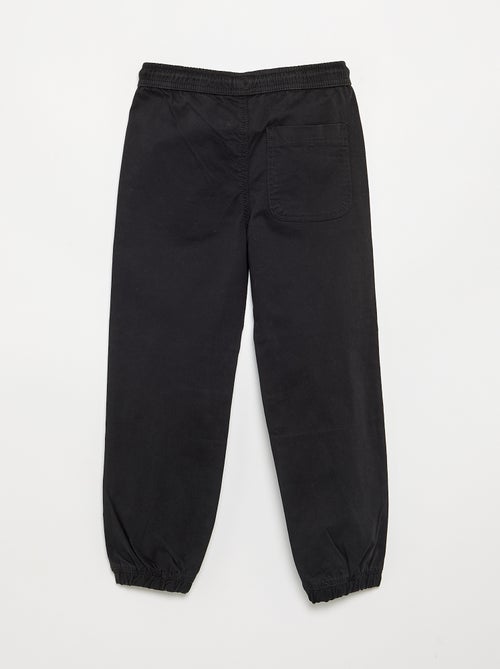 Pantalón jogger con cordones de ajuste - Kiabi