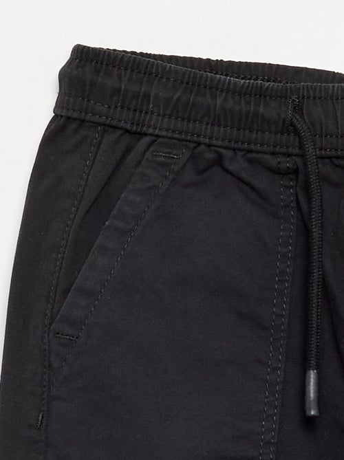 Pantalón jogger con cordones de ajuste - Kiabi