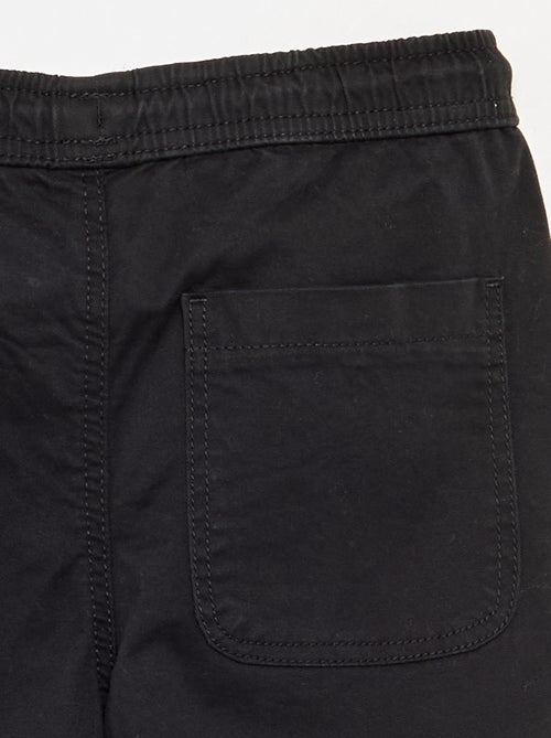 Pantalón jogger con cordones de ajuste - Kiabi