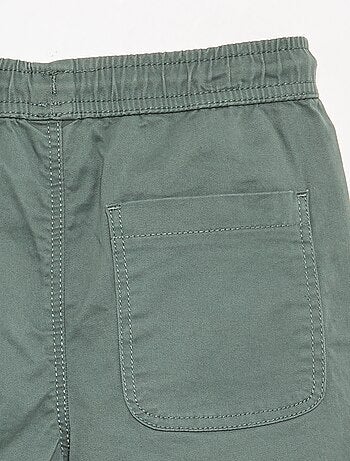 Pantalón jogger con cordones de ajuste