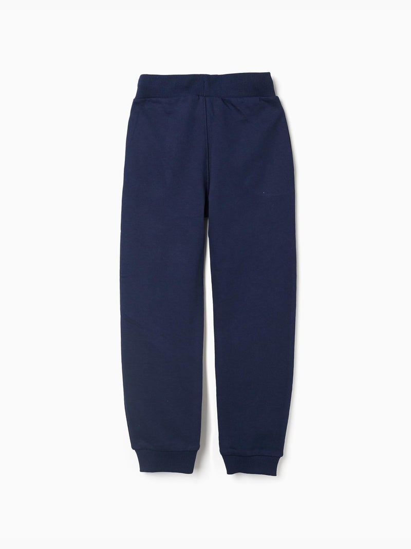 Pantalón jogger de algodón Azul oscuro - Kiabi