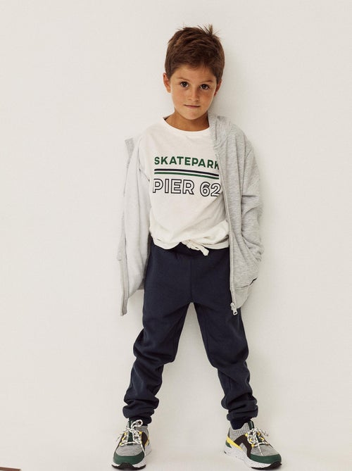Pantalón jogger de algodón - Kiabi