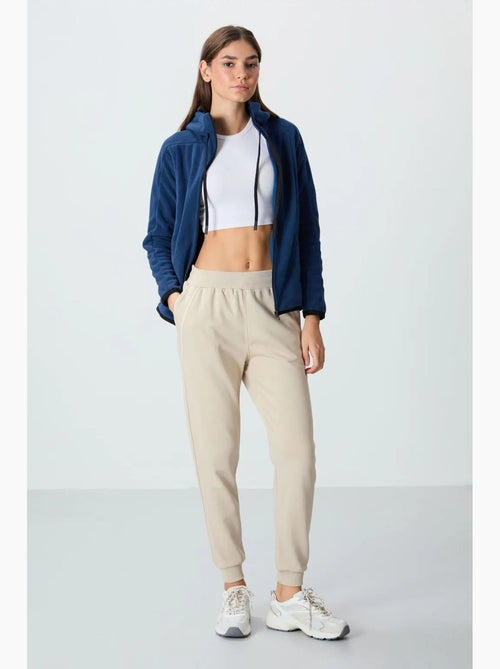 Pantalón jogger de chándal de mezcla de algodón para mujer tommy - Kiabi Pantalón jogger de chándal de mezcla de algodón para mujer tommy - Kiabi