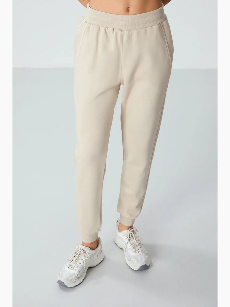 Pantalón jogger de chándal de mezcla de algodón para mujer tommy Arena - Kiabi
