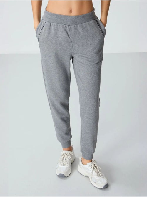 Pantalón jogger de chándal de mezcla de algodón para mujer tommy - Kiabi Pantalón jogger de chándal de mezcla de algodón para mujer tommy - Kiabi