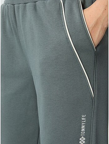 Pantalón jogger de chándal de mezcla de algodón para mujer tommy