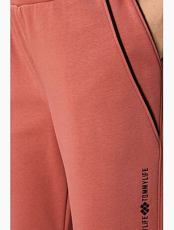 Pantalón jogger de chándal de mezcla de algodón para mujer tommy