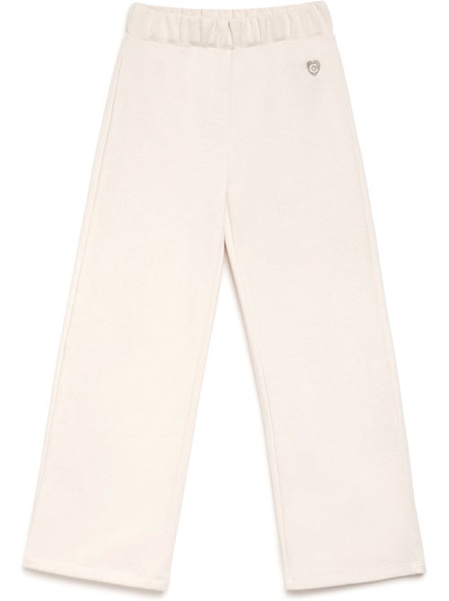 Pantalón Jogger de Felpa Beige Conguitos - Kiabi