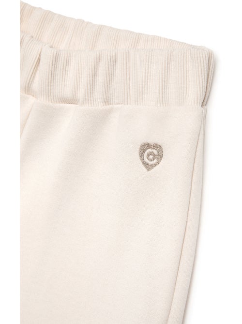 Pantalón Jogger de Felpa Beige Conguitos - Kiabi